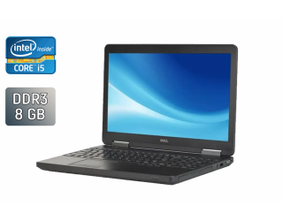 БУ Ноутбук Dell Latitude E5540 / 15.6&quot; (1366x768) TN / Intel Core i5-4300U (2 (4) ядра по 1.9 - 2.9 GHz) / 8 GB DDR3 / 256 GB SSD / nVidia GeForce GT 720M, 2 GB DDR3, 64-bit / WebCam / Windows 10 из Европы