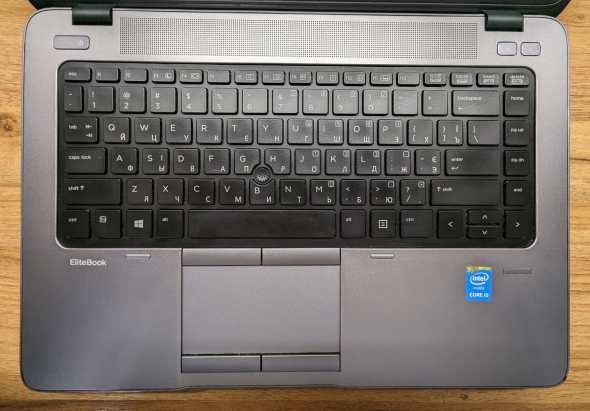Ноутбук HP EliteBook 840 G2 / 14&quot; (1366x768) TN / Intel Core i5-5200U (2 (4) ядра по 2.2 - 2.7 GHz) / 8 GB DDR3 / 240 GB SSD / Intel HD Graphics 5500 / WebCam / Fingerprint / Windows 10 - 3