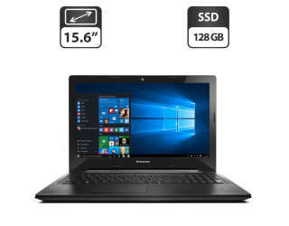БУ Ноутбук Б-класс Lenovo G50 / 15.6&quot; (1366x768) TN / Intel Celeron N2830 (2 ядра по 2.16 - 2.41 GHz) / 4 GB DDR3 / 128 GB SSD / Intel HD Graphics / WebCam из Европы