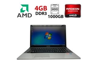 БУ Ноутбук Samsung 305E7A / 17.3&quot; (1600x900) TN / AMD A6-3420M (4 ядра по 1.5 - 2.4 GHz) / 4 GB DDR3 / 1000 GB HDD / AMD Radeon HD 6520M, 1 GB DDR3, 64-bit / WebCam из Европы