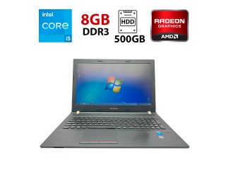 БУ Ноутбук Б-класс Lenovo E50-80 / 15.6&quot; (1366x768) TN / Intel Core i5-2430M (2 (4) ядра по 2.4 - 3.0 GHz) / 8 GB DDR3 / 500 GB HDD / AMD Radeon R5 M330, 2 GB GDDR3, 64-bit / WebCam из Европы