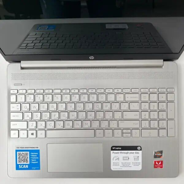 Ультрабук HP 15-ef0023dx / 15.6&quot; (1366x768) IPS Touch / AMD Ryzen 5 3500u (4 (8) ядра по 2.1 - 3.7 GHz) / 16 GB DDR4 / 256 GB SSD / AMD Radeon RX Vega 8 / WebCam / HDMI - 3