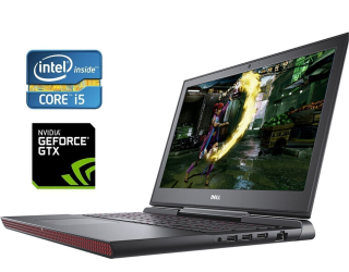 БУ Ігровий ноутбук Б-клас Dell Inspiron 15 Gaming 7567 / 15.6&quot; (1920x1080) IPS / Intel Core i5 - 7300HQ (4 ядра по 2.5-3.5 GHz) / 16 GB DDR4 / 256 GB SSD / nVidia GeForce GTX 1050 Ti, 4 GB GDDR5, 128-bit / WebCam из Европы