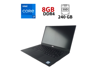 БУ Ультрабук Dell XPS 13 9350 / 13.3&quot; (1920x1080) IPS / Intel Core i7-6600U (2 (4) ядра по 2.6 - 3.4 GHz) / 8 GB DDR4 / 240 GB SSD / Intel Iris Graphics 520 / WebCam / Thunderbolt из Европы