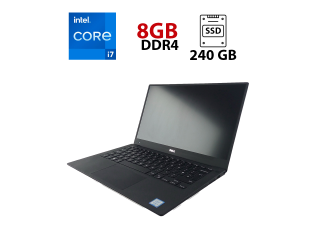 БУ Ультрабук Dell XPS 13 9350 / 13.3 &quot; (1920x1080) IPS / Intel Core i7-6600U (2 (4) ядра по 2.6-3.4 GHz) / 8 GB DDR4 / 240 GB SSD / Intel Iris Graphics 520 / WebCam / Thunderbolt из Европы