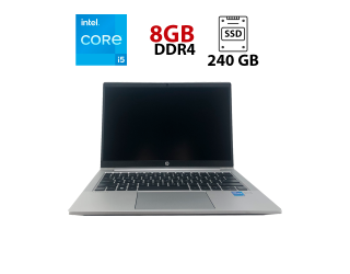 БУ Ультрабук HP EliteBook 430 G8 / 13.3&quot; (1920x1080) IPS / Intel Core i5-1135G7 (4 (8) ядра по 2.4 - 4.2 GHz) / 16 GB DDR4 / 240 GB SSD / Intel Iris Xe Graphics / WebCam из Европы
