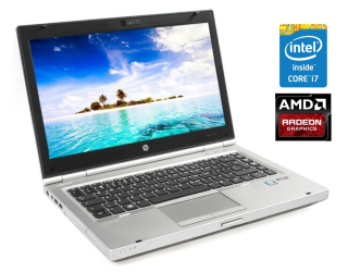 БУ Ноутбук HP EliteBook 8470p / 14&quot; (1600x900) TN / Intel Core i7-3520M (2 (4) ядра по 2.9 - 3.6 GHz) / 8 GB DDR3 / 180 GB SSD / AMD Radeon HD 7570M, 1 GB GDDR5, 64-bit / WebCam / DVD-ROM / 4G/LTE из Европы