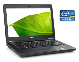 БУ Нетбук Dell Latitude E5250/ 12.5 &quot; (1366x768) TN / Intel Core i5-5300U (2 (4) ядра по 2.3 - 2.9 GHz) / 16 GB DDR3 / 250 GB SSD / Intel HD Graphics 5500 / WebCam из Европы