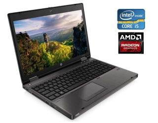 БУ Ноутбук HP ProBook 6570b / 15.6&quot; (1600x900) TN / Intel Core i5-3340M (2 (4) ядра по 2.7 - 3.4 GHz) / 8 GB DDR3 / 500 GB HDD / AMD Radeon HD 7570M, 1 GB GDDR5, 64-bit / WebCam / DVD-ROM из Европы