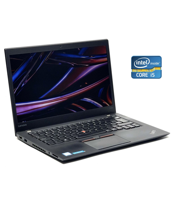 Ультрабук Lenovo ThinkPad T460s / 14&quot; (1920x1080) IPS / Intel Core i5-6200U (2 (4) ядра по 2.3 - 2.8 GHz) / 8 GB DDR4 / 240 GB SSD / Intel HD Graphics 520 / WebCam / Win 10 Pro - 1