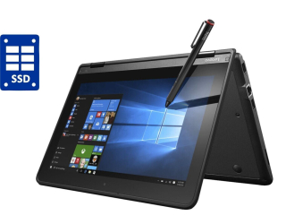БУ Нетбук-трансформер Lenovo ThinkPad Yoga 11e / 11.6&quot; (1366x768) TN Touch / Intel Celeron N4100 (4 ядра по 1.1 - 2.4 GHz) / 8 GB DDR3 / 128 GB SSD / Intel HD Graphics 500 / WebCam / Win 10 Pro из Европы