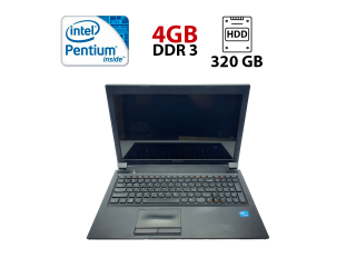 БУ Ноутбук Б-клас Lenovo IdeaPad B570 / 15.6&quot; (1366x768) TN / Intel Pentium B970 (2 ядра по 2.3 GHz) / 4 GB DDR3 / 320 GB HDD / Intel HD Graphics / WebCam / АКБ не тримає из Европы