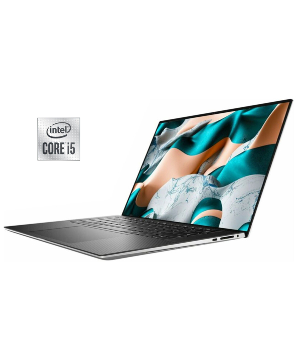 Ноутбук Dell XPS 15 9500 / 15.6&quot; (1920x1080) IPS / Intel Core i5-10300H (4 (8) ядра по 2.5 - 4.5 GHz) / 8 GB DDR4 / 256 GB SSD / Intel UHD Graphics / WebCam - 1