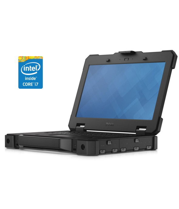 Защищенный ноутбук Dell Latitude 7414 Rugged / 14&quot; (1366x768) TN Touch / Intel Core i7-6600U (2 (4) ядра по 2.6 - 3.4 GHz) / 16 GB DDR4 / 240 GB SSD / Intel HD Graphics 520 / WebCam / Win 10 Pro - 1