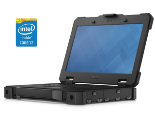 БУ Захищений ноутбук Dell Latitude 7404 Rugged / 14&quot; (1366x768) TN Touch / Intel Core i7-4650U (2 (4) ядра по 1.7 - 3.3 GHz) / 16 GB DDR3 / 240 GB SSD / Intel HD Graphics 5000 / WebCam / Win 10 Pro из Европы