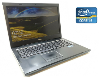 БУ Ноутбук Dell Vostro 3750 / 17.3&quot; (1600x900) TN / Intel Core i5-2430M (2 (4) ядра по 2.4 - 3.0 GHz) / 8 GB DDR3 / 240 GB SSD / Intel HD Graphics 3000 / WebCam / DVD-ROM / Win 10 Pro из Европы