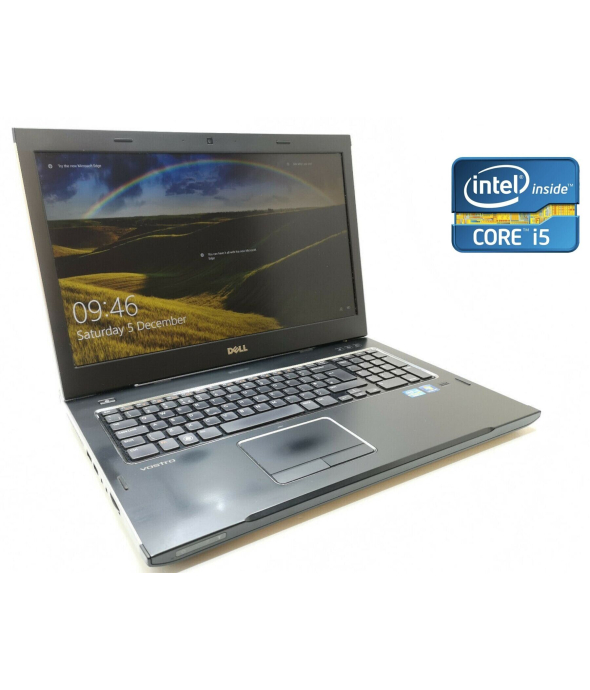 Ноутбук Dell Vostro 3750 / 17.3&quot; (1600x900) TN / Intel Core i5-2430M (2 (4) ядра по 2.4 - 3.0 GHz) / 8 GB DDR3 / 240 GB SSD / Intel HD Graphics 3000 / WebCam / DVD-ROM / Win 10 Pro - 1