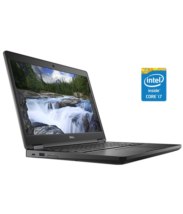 Ноутбук Dell Latitude 5580 / 15.6&quot; (1366x768) TN / Intel Core i7-7820HQ (4 (8) ядра по 2.9 - 3.9 GHz) / 16 GB DDR4 / 256 GB SSD / Intel HD Graphics 630 / WebCam / Win 10 Pro - 1