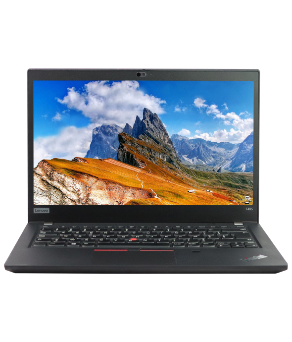 Сенсорный ноутбук 14" Lenovo ThinkPad T495 AMD Ryzen 3 PRO 3300U 16Gb RAM 480Gb SSD NVMe FullHD IPS - 1