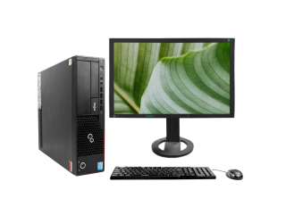 БУ Комплект Fujitsu E700 SFF Intel Core i5-2400 8Gb RAM 240Gb SSD + 24.1" Eizo FlexScan S2402W FullHD из Европы