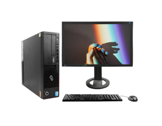 БУ Комплект Fujitsu E700 SFF Intel Core i5-2400 16Gb RAM 240Gb SSD + 24.1" Eizo FlexScan S2402W FullHD из Европы