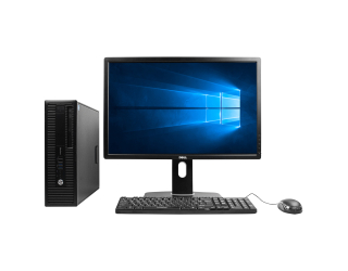 БУ HP 800 G1 SFF 4x ЯДЕРНИЙ CORE I5 4570 8GB DDR3 500GB HDD + 24'' Dell U2412 из Европы