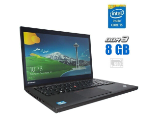 БУ Ноутбук Lenovo ThinkPad T440s / 14" (1920x1080) IPS / Intel Core i5-4300U (2 (4) ядра по 1.9 - 2.9 GHz) / 8 GB DDR3 / 120 GB SSD / Intel HD Graphics 4400 / WebCam из Европы