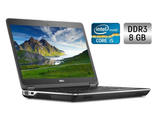 БУ Ноутбук Dell Latitude E6440 / 14" (1366x768) TN / Intel Core i5-4310M (2 (4) ядра по 2.7 - 3.4 GHz) / 8 GB DDR3 / 256 GB SSD / Intel HD Graphics 4600 / WebCam / Windows 10 из Европы