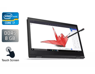 БУ Ноутбук-трансформер Б-класс Lenovo ThinkPad x1 Carbon 3rd / 14" (1920x1080) IPS Touch / Intel Core i7-8550U (4 (8) ядра по 1.8 - 4.0 GHz) / 8 GB DDR3 / 512 GB SSD / Intel UHD Graphics 620 / WebCam / TouchID / Windows 10 из Европы