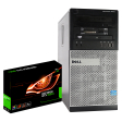 Системний блок Dell OptiPlex 9010 Tower Intel Core i7-3770 16Gb RAM 240Gb SSD 500Gb HDD + нова GeForce GTX 1050Ti 4GB - 1