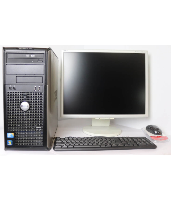 Комплект Системный блок DELL 780 Core 2 Duo 3.0GHZ E8400 / 4GB RAM DDR3 80GB HDD + NEC MultiSync 2170NX - 1