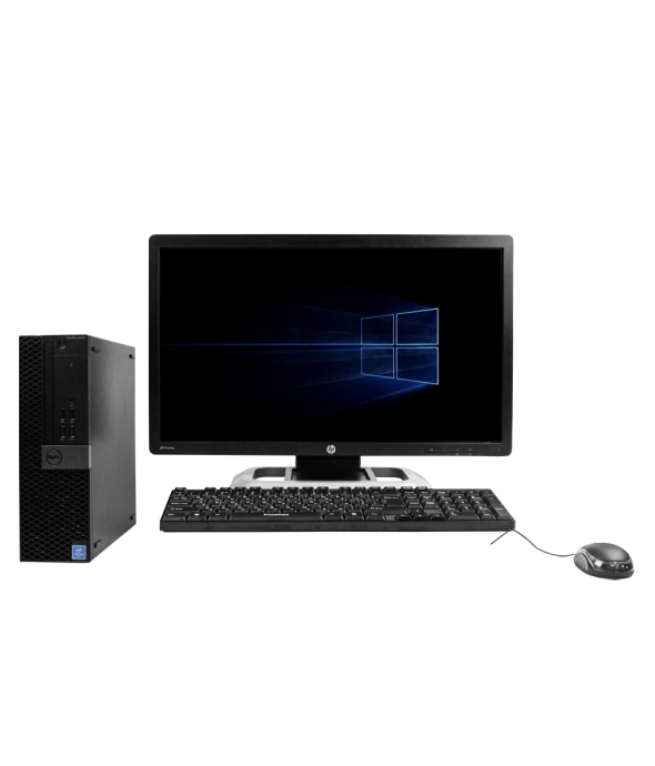 Системний блок Dell OptiPlex 3040 Desktop SFF Intel Core i5-6500 8Gb RAM 500Gb HDD + Монітор 23&quot; HP ZR2330 - 1