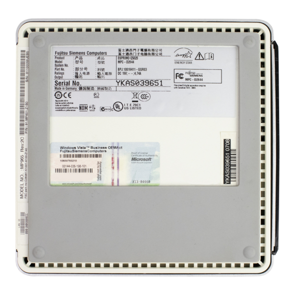 Комплект Fujitsu-Siemens ESPRIMO Q5020 mini Intel® Core™2 Duo T5670 4GB RAM 80GB HDD + Монитор 19&quot; - 6