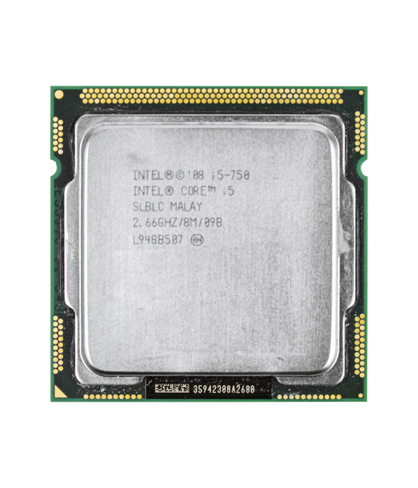 Процесор Intel® Core ™ i5-750 (8 МБ кеш-пам'яті, тактова частота 2,66 ГГц) - 1