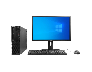 БУ Системний блок Lenovo ThinkCentre M91 SFF CORE I5 2400 8GB RAM 120GB SSD + Монітор Dell U2414 из Европы