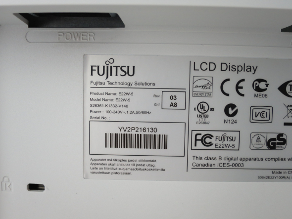 22&quot; Fujitsu E22W-5 - 5