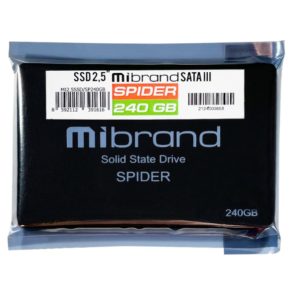 Накопичувач SSD Mibrand Spider 240Gb SATAIII 2.5&quot; (MI2.5SSD/SP240GB) NEW - 3