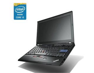 БУ Нетбук Lenovo ThinkPad X220 / 12.5 &quot; (1366x768) TN / Intel Core i5-2520M (2 (4) ядра по 2.5 - 3.2 GHz) / 4 GB DDR3 / 320 GB HDD / Intel HD Graphics 3000 / WebCam / АКБ не тримає из Европы