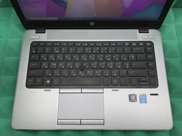 Ультрабук Б-класс HP EliteBook 840 G1 / 14&quot; (1600x900) TN / Intel Core i5-4300U (2 (4) ядра по 1.9 - 2.9 GHz) / 8 GB DDR3 / 180 GB SSD / Intel HD Graphics 4400 / WebCam / Fingerprint / DisplayPort - 4