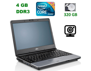 БУ Ноутбук Б-класс Fujitsu LifeBook S762 / 13.3&quot; (1366x768) TN / Intel Core i5-3320M (2 (4) ядра по 2.6 - 3.3 GHz) / 4 GB DDR3 / 320 GB HDD / Intel HD Graphics 4000 / WebCam из Европы