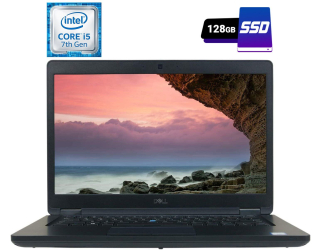 БУ Ноутбук Б-класс Dell Latitude 5490 / 14&quot; (1366x768) TN / Intel Core i5-7300U (2 (4) ядра по 2.6 - 3.5 GHz) / 4 GB DDR4 / 128 GB SSD / Intel HD Graphics 620 / WebCam / USB 3.1 / HDMI / Windows 10 лицензия из Европы