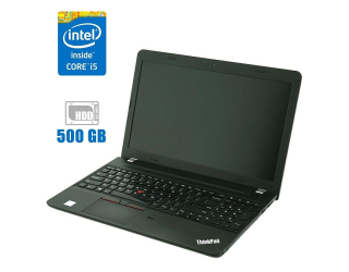 БУ Ноутбук Lenovo ThinkPad E560 / 15.6&quot; (1366x768) TN / Intel Core i5-6200U (2 (4) ядра по 2.3 - 2.8 GHz) / 8 GB DDR3 / 500 GB HDD / Intel HD Graphics 520 / WebCam / HDMI из Европы