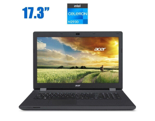 БУ Ноутбук Acer Aspire ES1-711/ 17.3 &quot; (1600x900) TN / Intel Celeron N2940 (4 ядра по 1.83 - 2.25 GHz) / 4 GB DDR3 / 320 GB HDD / Intel HD Graphics / WebCam из Европы
