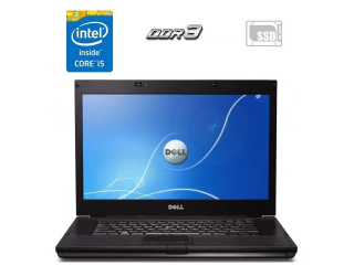 БУ Ноутбук Dell Latitude E6510 / 15.6&quot; (1366x768) TN / Intel Core i5-430M (2 (4) ядра по 2.26 - 2.53 GHz) / 4 GB DDR3 / 120 GB SSD / Intel HD Graphics / WebCam из Европы