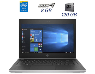БУ Ноутбук Б-клас HP ProBook 430 G5 / 13.3&quot; (1920x1080) IPS / Intel Core i3-8130U (2 (4) ядра по 2.2-3.4 GHz) / 8 GB DDR4 / 120 GB SSD / Intel HD Graphics 620 / WebCam / HDMI из Европы