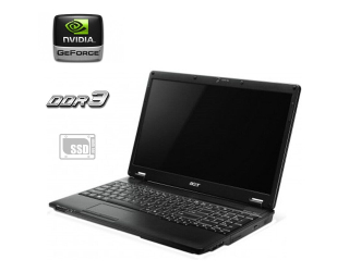 БУ Ноутбук Б-класс Acer Extensa 5635ZG / 15.6&quot; (1366x768) TN / Intel Pentium T4500 (2 ядра по 2.3 GHz) / 4 GB DDR3 / 240 GB SSD / nVidia GeForce G105M, 512 MB GDDR3, 64-bit / Без АКБ из Европы