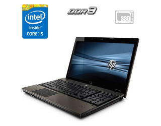 БУ Ноутбук HP ProBook 4520s / 15.6&quot; (1366x768) TN / Intel Core i5-520M (2 (4) ядра по 2.4 - 2.93 GHz) / 4 GB DDR3 / 120 GB SSD / Intel HD Graphics / DVD-ROM / АКБ не тримає из Европы