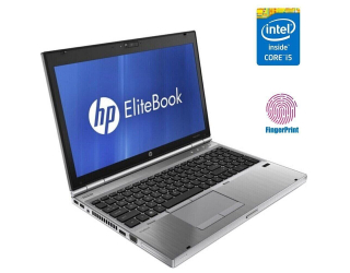 БУ Ноутбук Б-клас HP EliteBook 8560p / 15.6&quot; (1366x768) TN / Intel Core i5 - 2450M (2 (4) ядра по 2.5-3.1 GHz) / 4 GB DDR3 / 320 GB HDD / AMD Radeon HD 7430M, 1 GB DDR3, 64-bit / WebCam из Европы