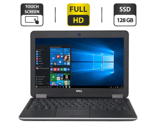 БУ Нетбук Б-класс Dell Latitude E7240 / 12.5&quot; (1920x1080) IPS Touch / Intel Core i7-4600U (2 (4) ядра по 2.1 - 3.3 GHz) / 8 GB DDR3 / 128 GB SSD / Intel HD Graphics 4400 / WebCam / HDMI из Европы