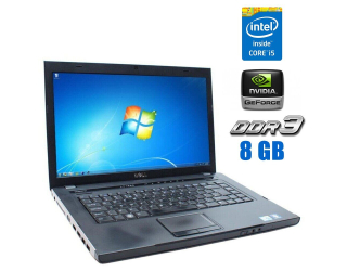 БУ Ноутбук Dell Vostro 3500 / 15.6&quot; (1366x768) TN / Intel Core i5-520M (2 (4) ядра по 2.4 - 2.93 GHz) / 8 GB DDR3 / 256 GB SSD / nVidia GeForce 310M, 512 MB DDR3, 64-bit / WebCam / АКБ не тримає из Европы